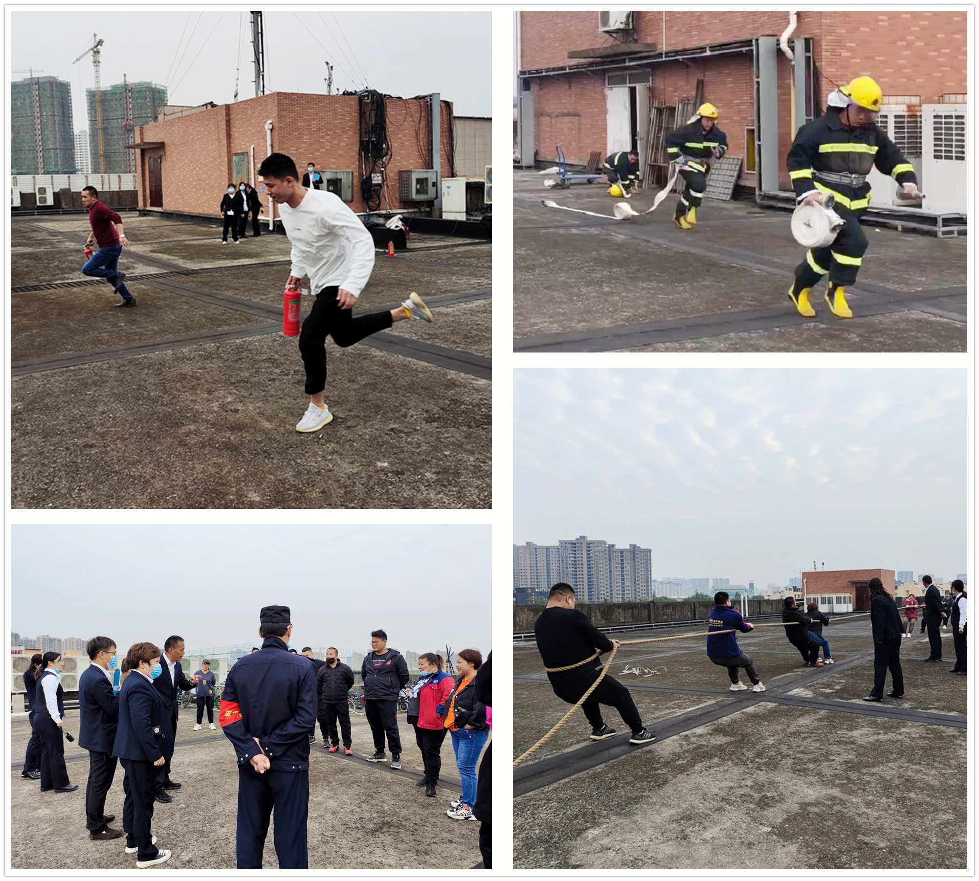 建華市場全力備戰(zhàn)消防運動會